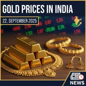 Today gold prices in India –22, September 2025