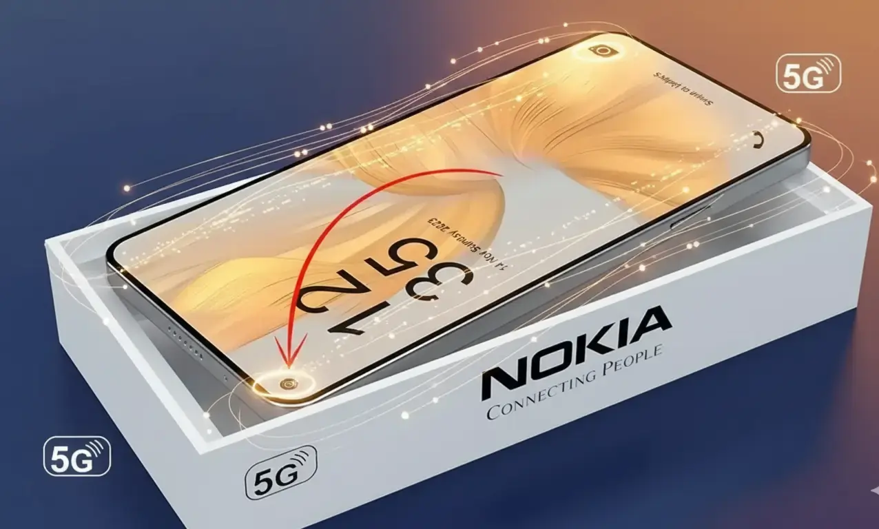 Nokia NX 5G smartphone front and back design