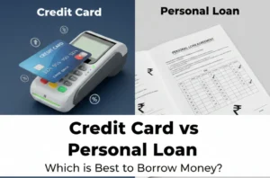Credit card vs personal loan comparison for borrowing money