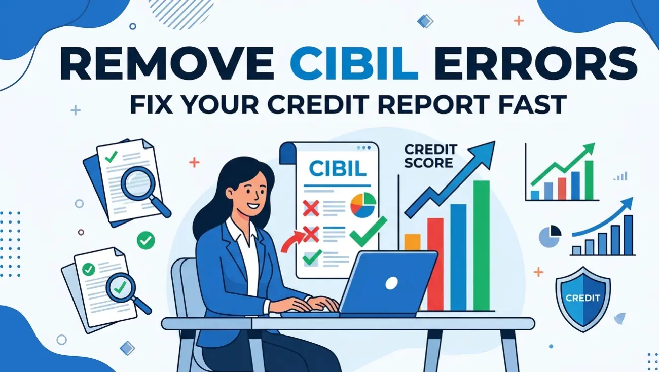 How to remove CIBIL errors: Complete guide to fix your credit report